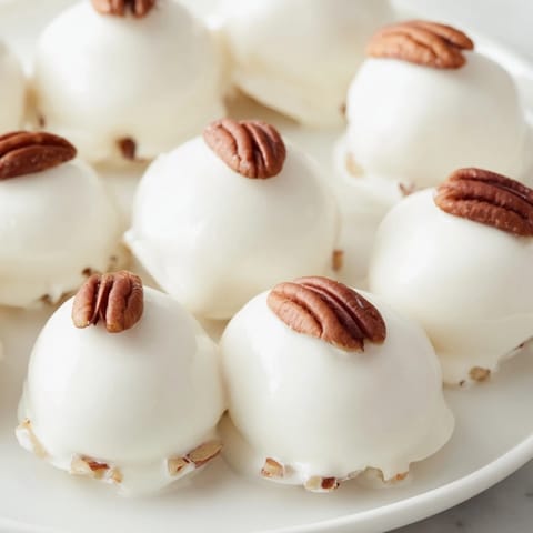 Sweet, melt-in-your-mouth divinity, made with pecans, ready to share on a festive dessert platter.
