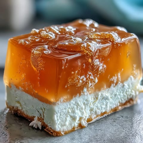 Chilled Mango Agar-Agar Jelly Cubes with Coconut Milk, a refreshing tropical delight.