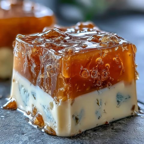 Mango Agar-Agar Jelly Cubes with Coconut Milk, vibrant layers, perfectly sweet.