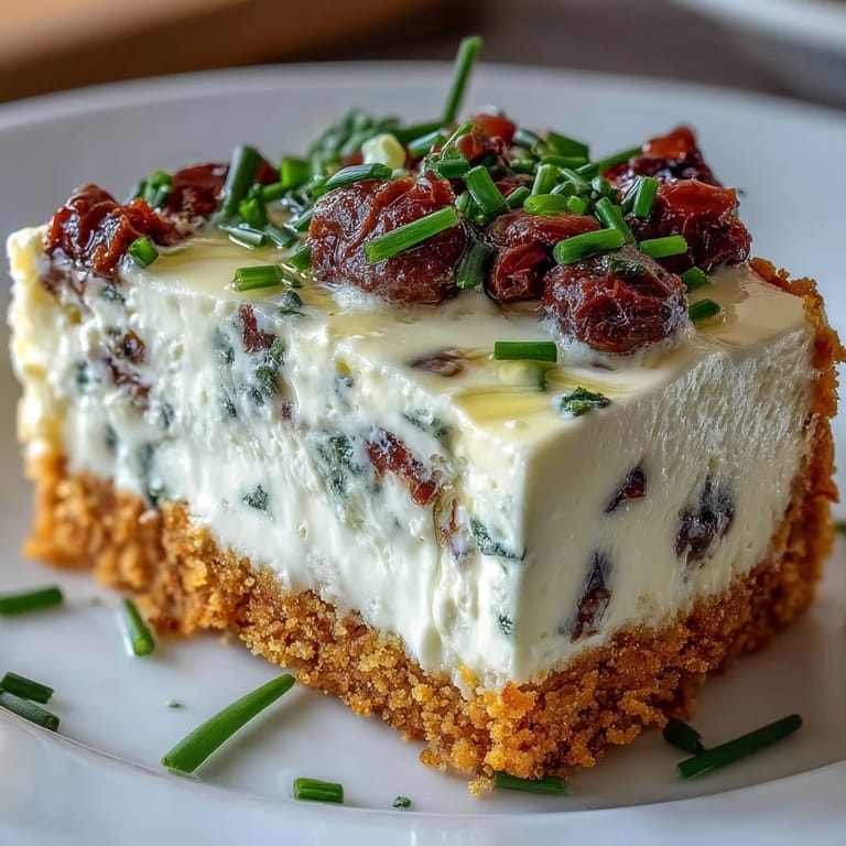 Savory Kalamata Cheesecake Appetizer cooling on a platter, paired with crisp crostini for a perfect Greek-inspired party bite.